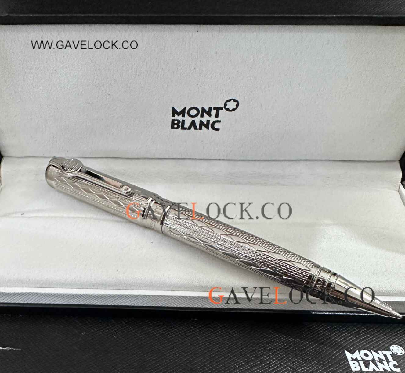 Clone Mont Blanc Special Edition Muhammad Ali Ballpoint Pen Silver